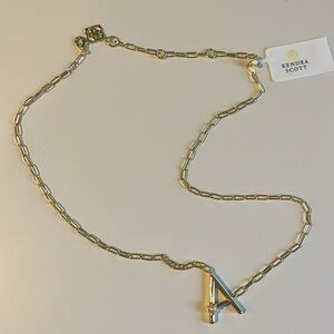 Kendra Scott “A” necklace! New, never worn, with tags!